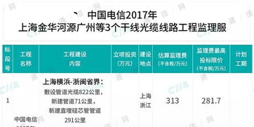 中国电信3.64亿干线光缆工程招标 监理服务金边项目的价值与挑战